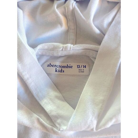Abercrombie Kids White Short Sleeve Tee, size 13/14 - Picture 3 of 6